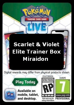 Live Code Card (Miraidon Elite Trainer Box) #null