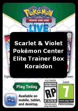 Live Code Card (Koraidon Pokémon Center Elite Trainer Box) #null