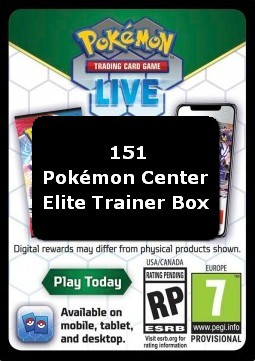 Live Code Card (Pokémon Center Elite Trainer Box) #null