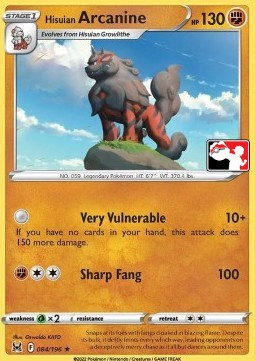 Hisuian Arcanine #084