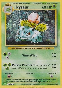 Ivysaur #002 — Pokémon Trading Card Game Classic: Venusaur & Lugia ex Deck