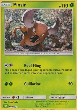 Pinsir #007 — Pokémon Trading Card Game Classic: Venusaur & Lugia ex Deck