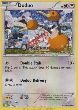 Doduo #013 — Pokémon Trading Card Game Classic: Venusaur & Lugia ex Deck