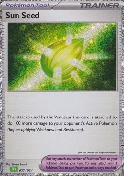 Sun Seed #027 — Pokémon Trading Card Game Classic: Venusaur & Lugia ex Deck
