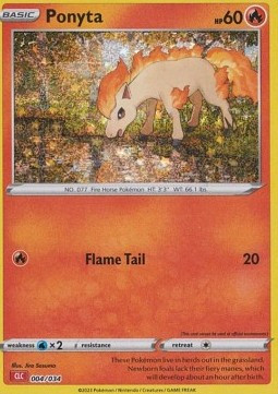 Ponyta #004 — Pokémon Trading Card Game Classic: Charizard & Ho-Oh ex Deck