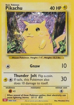 Pikachu #008 — Pokémon Trading Card Game Classic: Charizard & Ho-Oh ex Deck