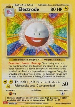 Electrode #011 — Pokémon Trading Card Game Classic: Charizard & Ho-Oh ex Deck