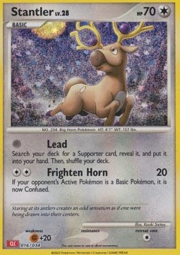 Stantler Lv.28 #016 — Pokémon Trading Card Game Classic: Charizard & Ho-Oh ex Deck