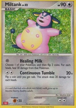 Miltank Lv.32 #017 — Pokémon Trading Card Game Classic: Charizard & Ho-Oh ex Deck