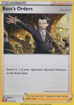 Ordres du Boss (Giovanni) #019