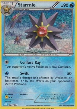 Starmie #005 — Pokémon Trading Card Game Classic: Blastoise & Suicune ex Deck