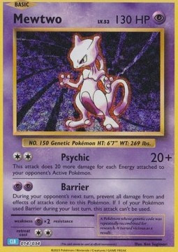 Mewtwo #014 — Pokémon Trading Card Game Classic: Blastoise & Suicune ex Deck