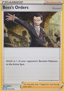 Ordres du Boss (Giovanni) #019
