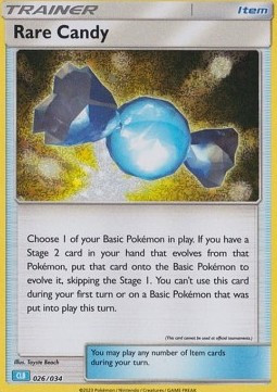 Rare Candy #026 — Pokémon Trading Card Game Classic: Blastoise & Suicune ex Deck