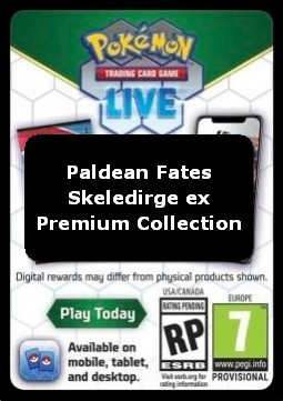 Live Code Card (Skeledirge ex Premium Collection) #null