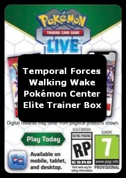 Live Code Card (Walking Wake Pokémon Center Elite Trainer Box) #null
