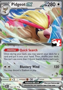 Pidgeot ex #164