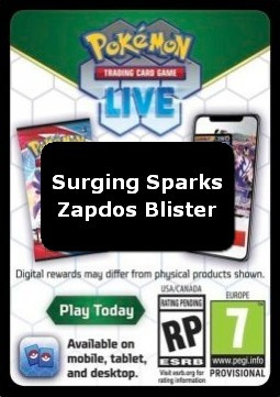 Live Code Card (Zapdos Blister) #null