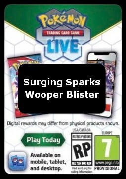 Live Code Card (Wooper Blister) #null