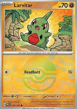 Larvitar (xPRE 047) #047