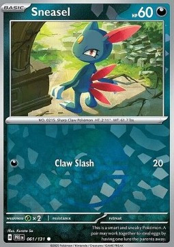 Sneasel (xPRE 061) #061