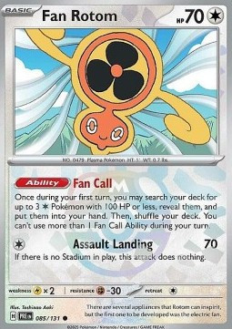 Fan Rotom (xPRE 085) #085
