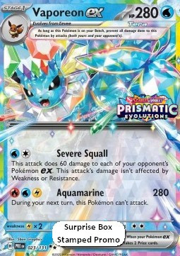 Vaporeon ex (xPRE 023) #023
