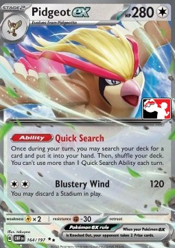 Pidgeot ex #164
