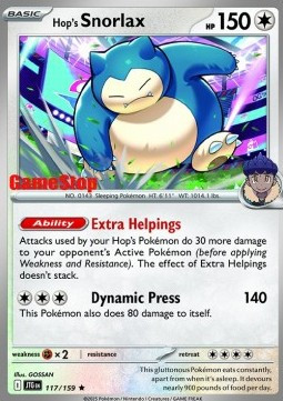 Hop's Snorlax (xJTG 117) #117