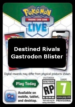 Live Code Card (Gastrodon Blister) (xDRI) #null — Destined Rivals: Additionals
