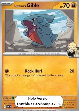 Cynthia's Gible (xDRI 102) #102