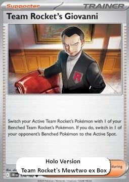 Team Rocket's Giovanni (xDRI 174) #174