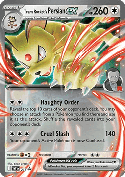Persian ex de la Team Rocket #218