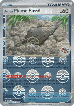 Antique Plume Fossil (xWHT 079) #079