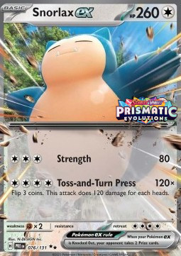 Snorlax ex (xPRE 076) #076