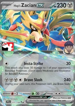 Hop's Zacian ex #111