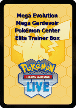 Mega Evolution Live Code Card: Mega Gardevoir Pokémon Center Elite Trainer Box (xMEG) #null