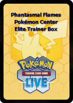 Phantasmal Flames Live Code Card: Pokémon Center Elite Trainer Box (xPFL) #null