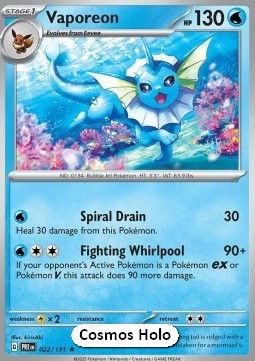 Vaporeon (xPRE 022) #022