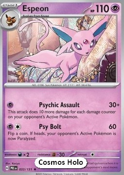 Espeon (xPRE 033) #033