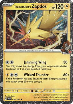 Team Rocket's Zapdos (xDRI 070) #070