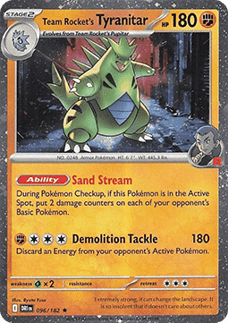 Team Rocket's Tyranitar (xDRI 096) #096