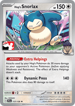Hop's Snorlax #117