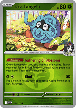 Erika's Tangela #007 — Ascended Heroes: Additionals