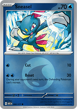 Sneasel #044 — Ascended Heroes: Additionals