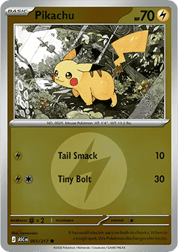 Pikachu #055 — Ascended Heroes: Additionals