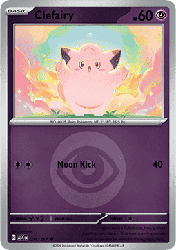 Clefairy #074 — Ascended Heroes: Additionals