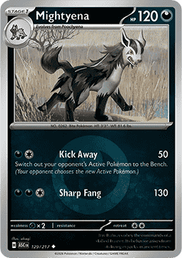 Mightyena #129 — Ascended Heroes: Additionals