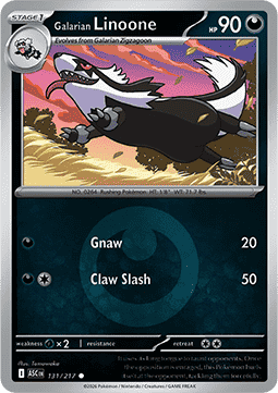 Galarian Linoone #131 — Ascended Heroes: Additionals