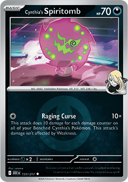 Spiritomb de Cynthia #133